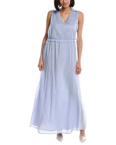 Peserico Maxi Dress In Blue