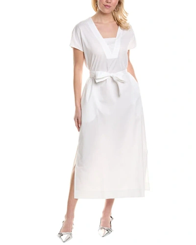 Peserico Maxi Dress In White