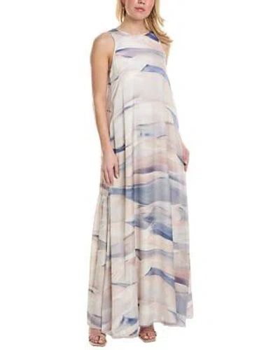 Pre-owned Peserico Maxi Dress Women's In Blue