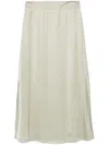 Peserico Maxi Skirt With Flowing Silhouette In Green