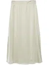 Peserico Maxi Skirt With Flowing Silhouette In Neutral