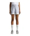 Peserico Mélange-effect Shorts In Brown