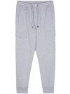 Peserico Mélange Track Pants In Grey