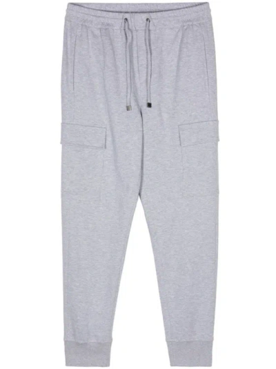 Peserico Mélange Track Pants In Grey