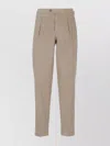 Peserico Men's Cotton Pants Back Pockets In Neutral