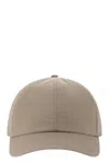 Peserico Men's Fabric Baseball Cap In Beige