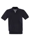 Peserico Cotton And Silk Polo Shirt
