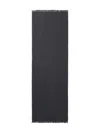 Peserico Metallic-flecked Fringed Scarf In Black