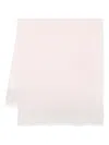 Peserico Metallic-threading Detailed Scarf In Pink