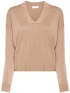 Peserico Metallic-threading Jumper In Neutrals