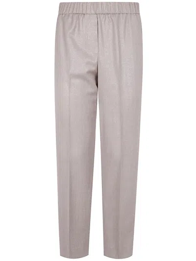 PESERICO PESERICO MICRO PIED DE POULE TROUSERS