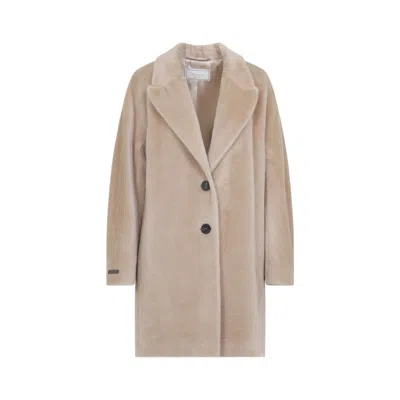 PESERICO MID-LENGTH TAILORED COAT IN ALPACA BLEND