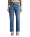 Peserico Mid Rise Denim Trousers In Space Blue In Space Blue