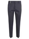 PESERICO MID-RISE STRETCHED TAILORED TROUSERS
