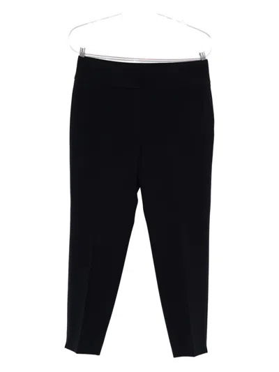 Peserico Mid-rise Trousers In Black