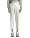 Peserico Mid Rise Trousers In White