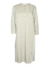 Peserico Relaxed Silhouette Dress With Subtle V-neckline