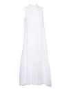 Peserico Sleeveless Mid-length Dress In White