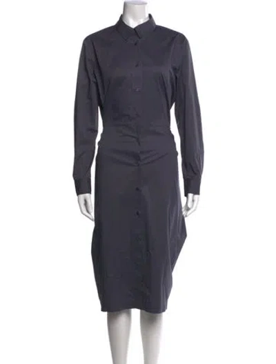 Pre-owned Peserico Midi Length Dress In Blue