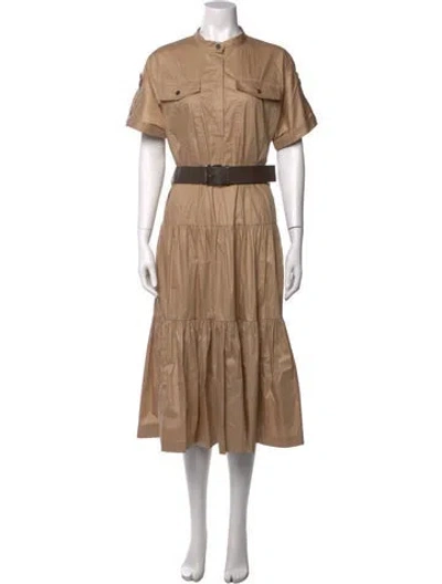 Pre-owned Peserico Midi Length Dress In Neutrals