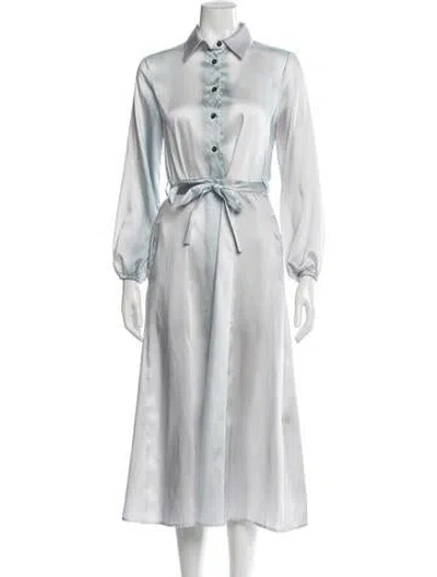 Pre-owned Peserico Midi Length Dress In White