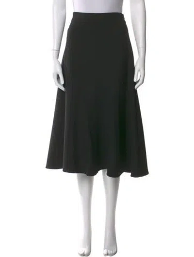 Pre-owned Peserico Midi Length Skirt In Black