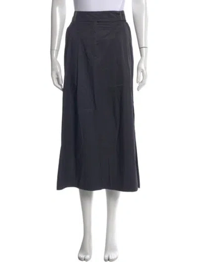 Pre-owned Peserico Midi Length Skirt In Blue