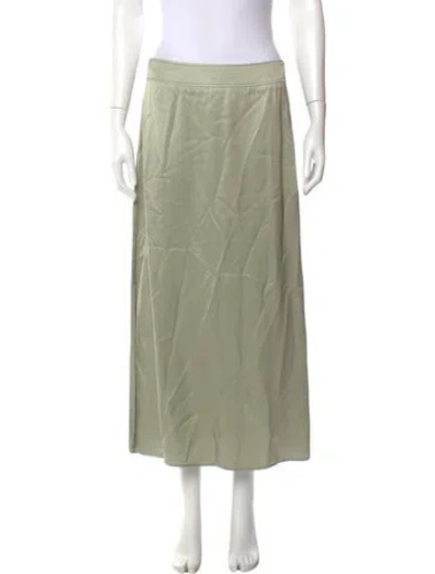 Pre-owned Peserico Midi Length Skirt In Green