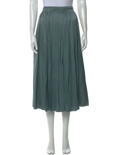 Pre-owned Peserico Midi Length Skirt In Green