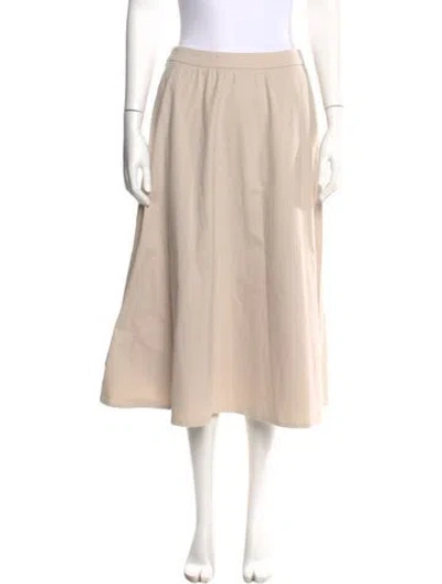 Pre-owned Peserico Midi Length Skirt In Neutral