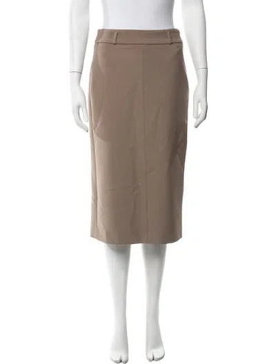 Pre-owned Peserico Midi Length Skirt In Neutrals