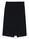 Peserico Midi Skirt In Black