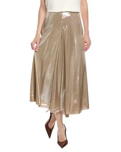 Peserico Midi Skirt In Brown