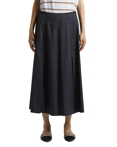 Peserico Midi Skirt In Space Blue