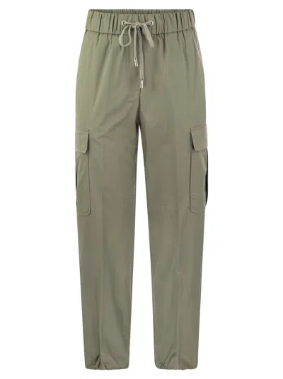 PESERICO PESERICO STRETCH COTTON CARGO TROUSERS