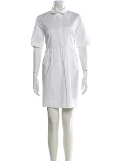 Pre-owned Peserico Mini Dress In White