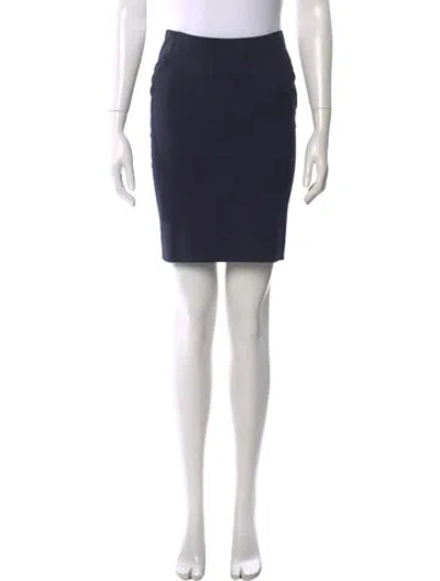 Pre-owned Peserico Mini Skirt In Blue