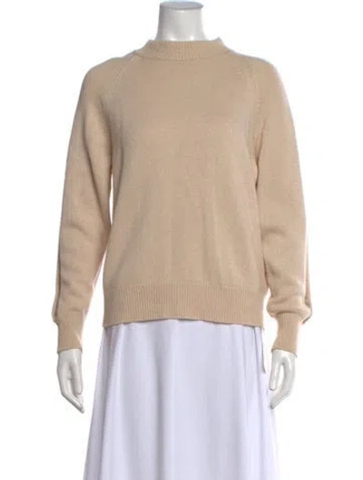 Pre-owned Peserico Mock Neck Sweater In Neutrals
