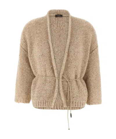 PESERICO PESERICO MOULINE YARN CARDIGAN