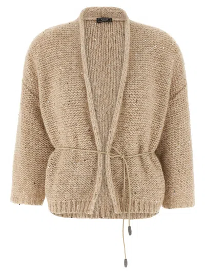 PESERICO MOULINÉ YARN CARDIGAN