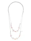 Peserico Multi-strand Necklace In Silver