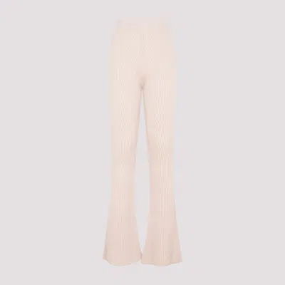 PESERICO NATURAL FLEECE WOOL FLARE PANT