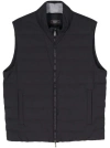 PESERICO NAVY BLUE QUILTED PADDED GILET