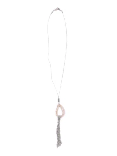 Peserico Necklace In Metallic