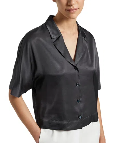 Peserico Notch Collar Blouse