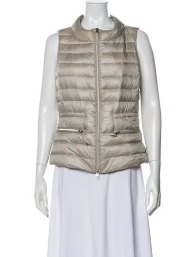 Pre-owned Peserico Nylon Down Jacket In Neutral