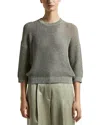 Peserico Open Knit 3/4 Sleeve Sweater