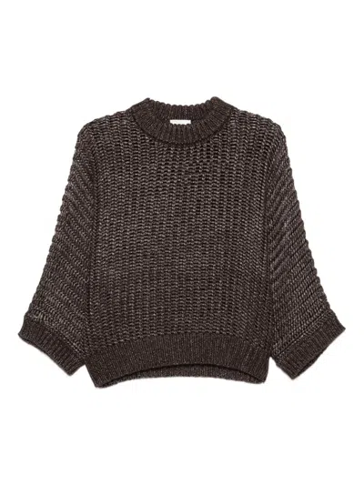 PESERICO OPEN KNIT SWEATER