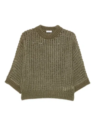 PESERICO OPEN KNIT SWEATER