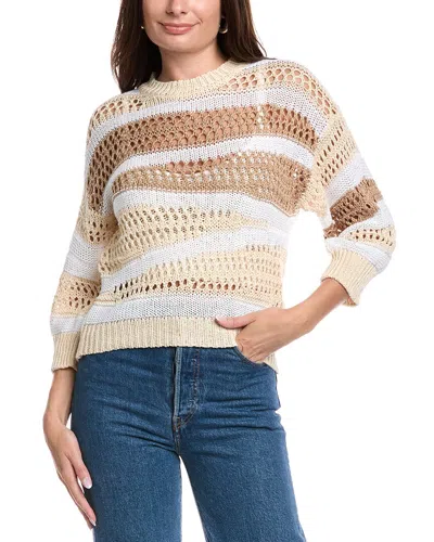 Peserico Open Knit Sweater In Multi